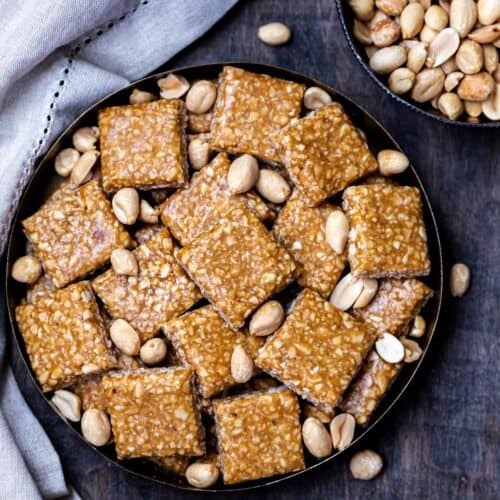 Fine Peanut Almond Burfi Biteskart Healthy Food Store